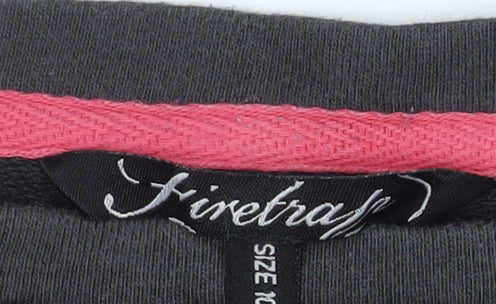 Firetrap Women's Black Graphic Pullover Sweatshirt Size 12