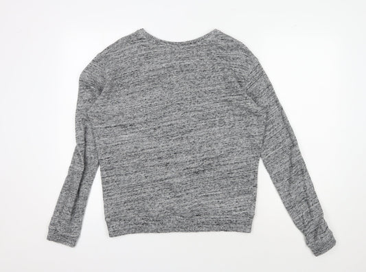 Superdry Men's Grey Sweatshirt S Crew Neck Logo Pullover