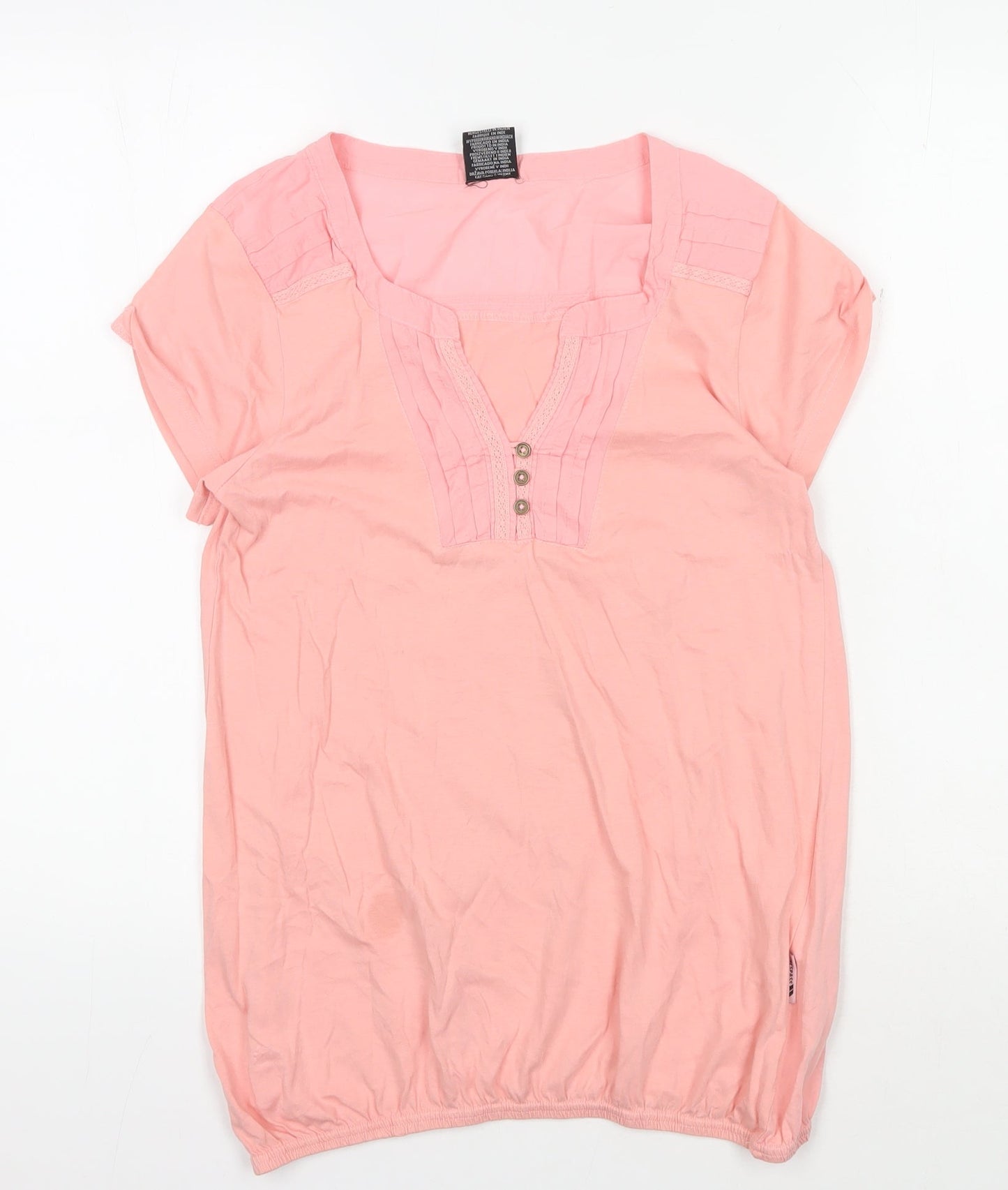 Trespass Women's Pink Short Sleeve V-Neck T-Shirt