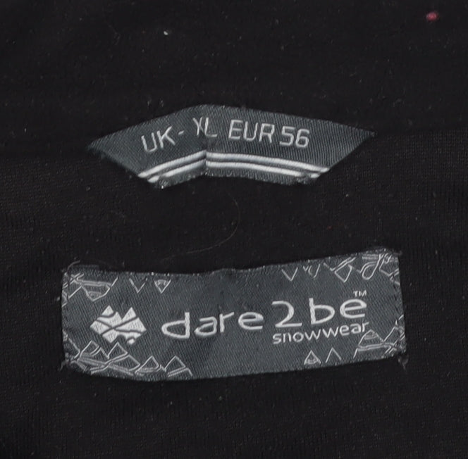 Dare 2b Mens XL Black Fleece Pullover High Neck