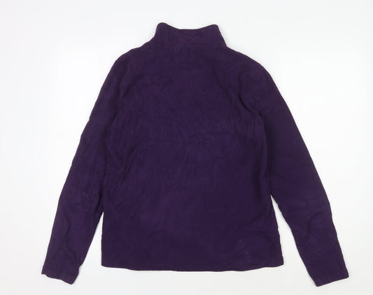 Peter Storm Women's Purple 1/4 Zip Pullover, Size 14