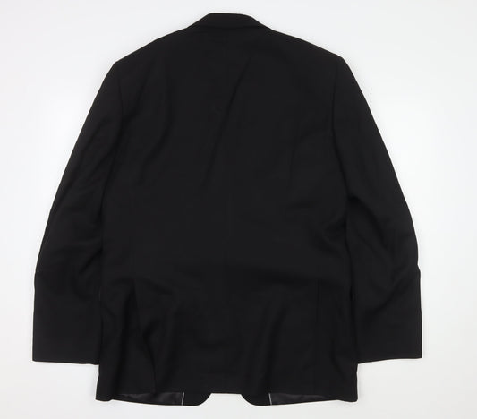 Dehavilland Men's Black Blazer 42 Regular Fit