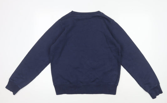Zara Unisex Blue Pullover Sweatshirt - M, Casual Comfort