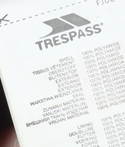 Trespass Men's Blue Puffer Jacket S Hooded Insulated