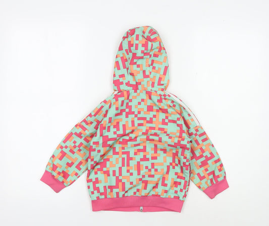 Adidas Girls Multicoloured Hooded Jacket 18-24 Months
