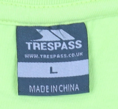 Trespass Unisex Green T-Shirt L Summer Beach