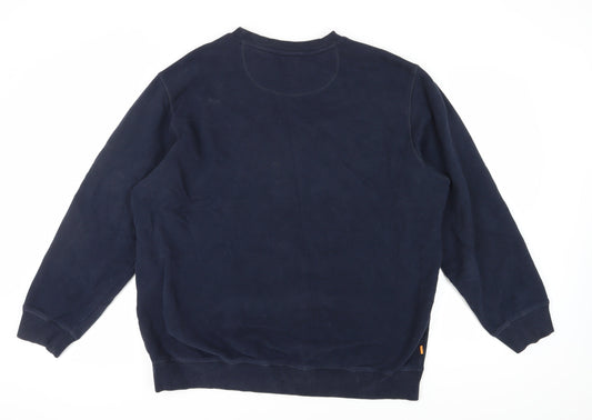 Timberland Men's Blue XL Pullover Sweatshirt