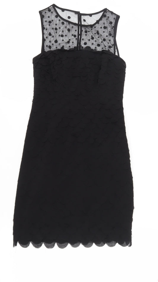 Karen Millen Women's Black Bodycon Dress Size 6