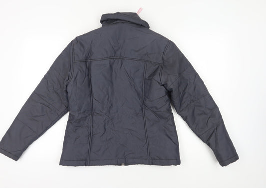 Reebok Women's Black Puffer Jacket Size 14