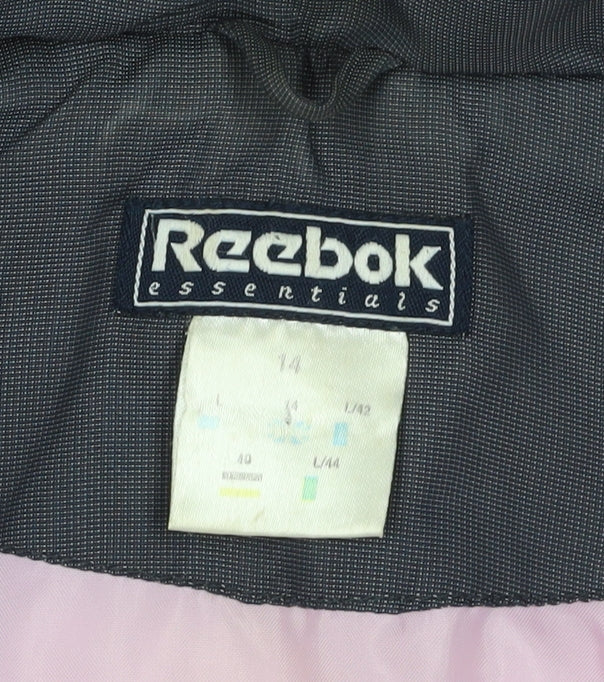 Reebok Women's Black Puffer Jacket Size 14
