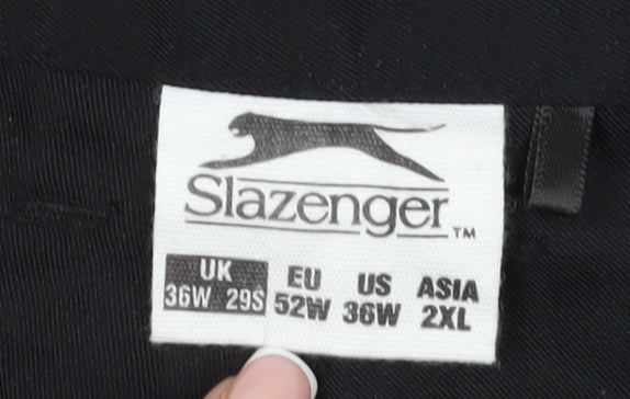 Slazenger Men's Black 2XL Trousers 36W 29L