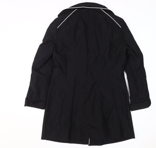 Madeleine Women's Black Mid-Length Coat Size M
