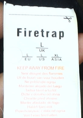 Firetrap Men's Green Full Zip Cotton Jacket L