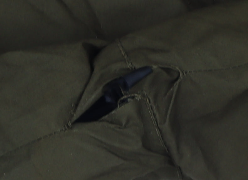 Firetrap Men's Green Full Zip Cotton Jacket L