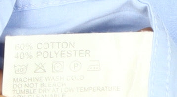 Daniel Hechter Men's Blue Dress Shirt Size 17