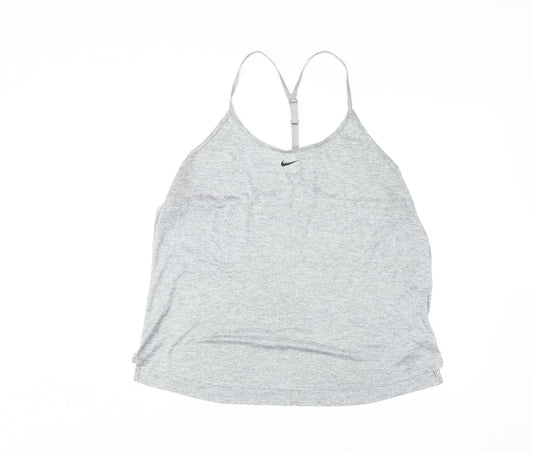 Nike Women's Grey XL Dri-FIT Tank Top Camisole Activewear