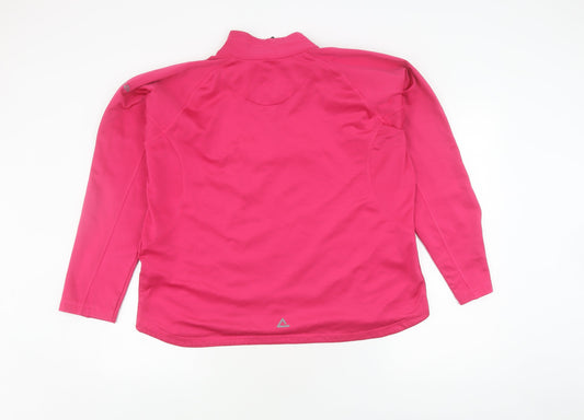 Dare 2b Women’s Pink 1/4 Zip Sweatshirt Size 20