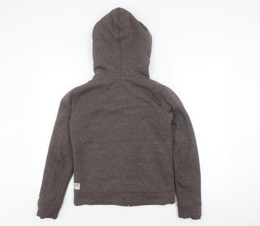 SoulCal & Co Women's Grey Hooded Jacket Size 10