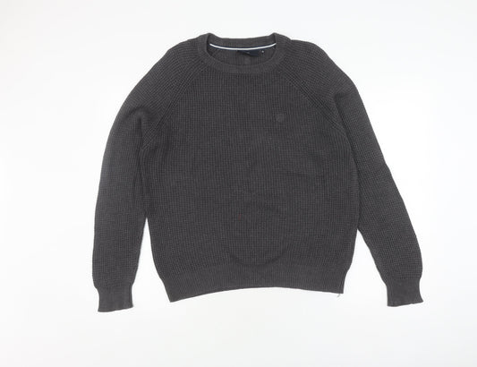 Duck and Cover Grey XL Men's Pullover Jumper