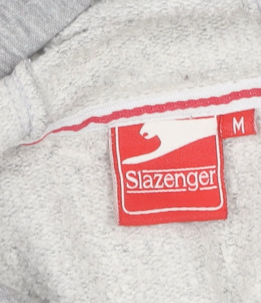 Slazenger Men's Grey Full Zip Hooded Jacket M