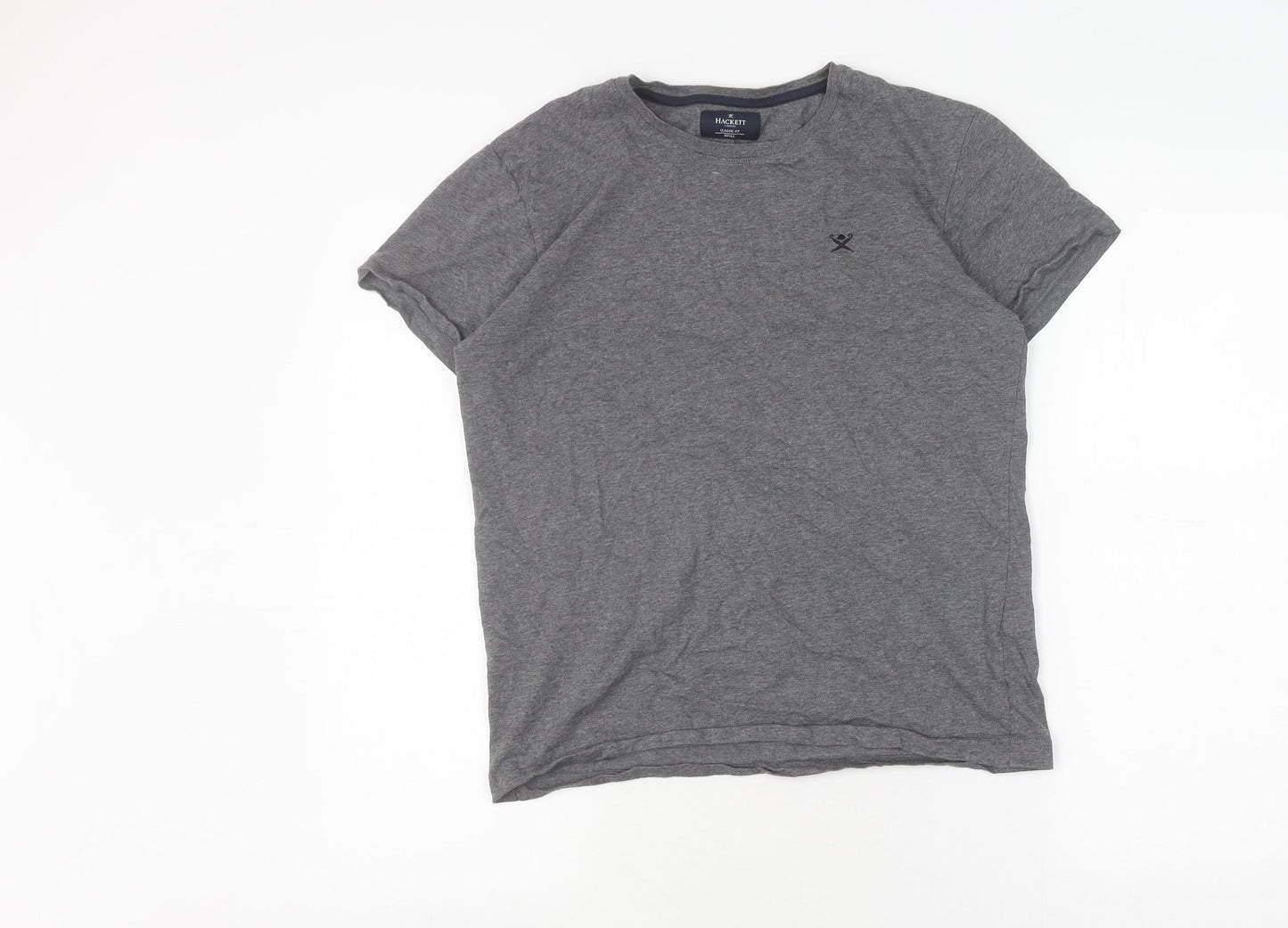 Hackett London Men's Grey Small Classic Fit T-Shirt