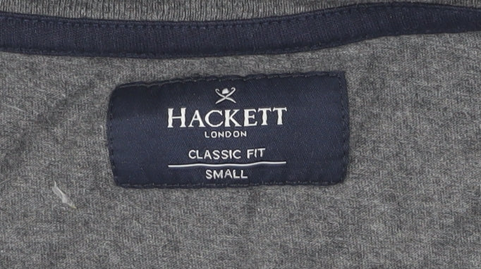 Hackett London Men's Grey Small Classic Fit T-Shirt