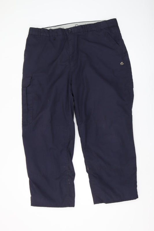 Craghoppers Men's Blue Cargo Trousers Size L