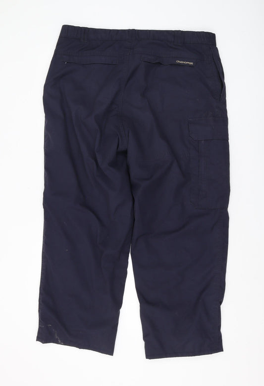 Craghoppers Men's Blue Cargo Trousers Size L