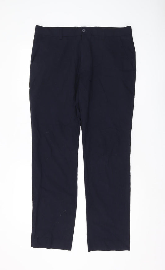 French Connection Men's Black Trousers, Size 34