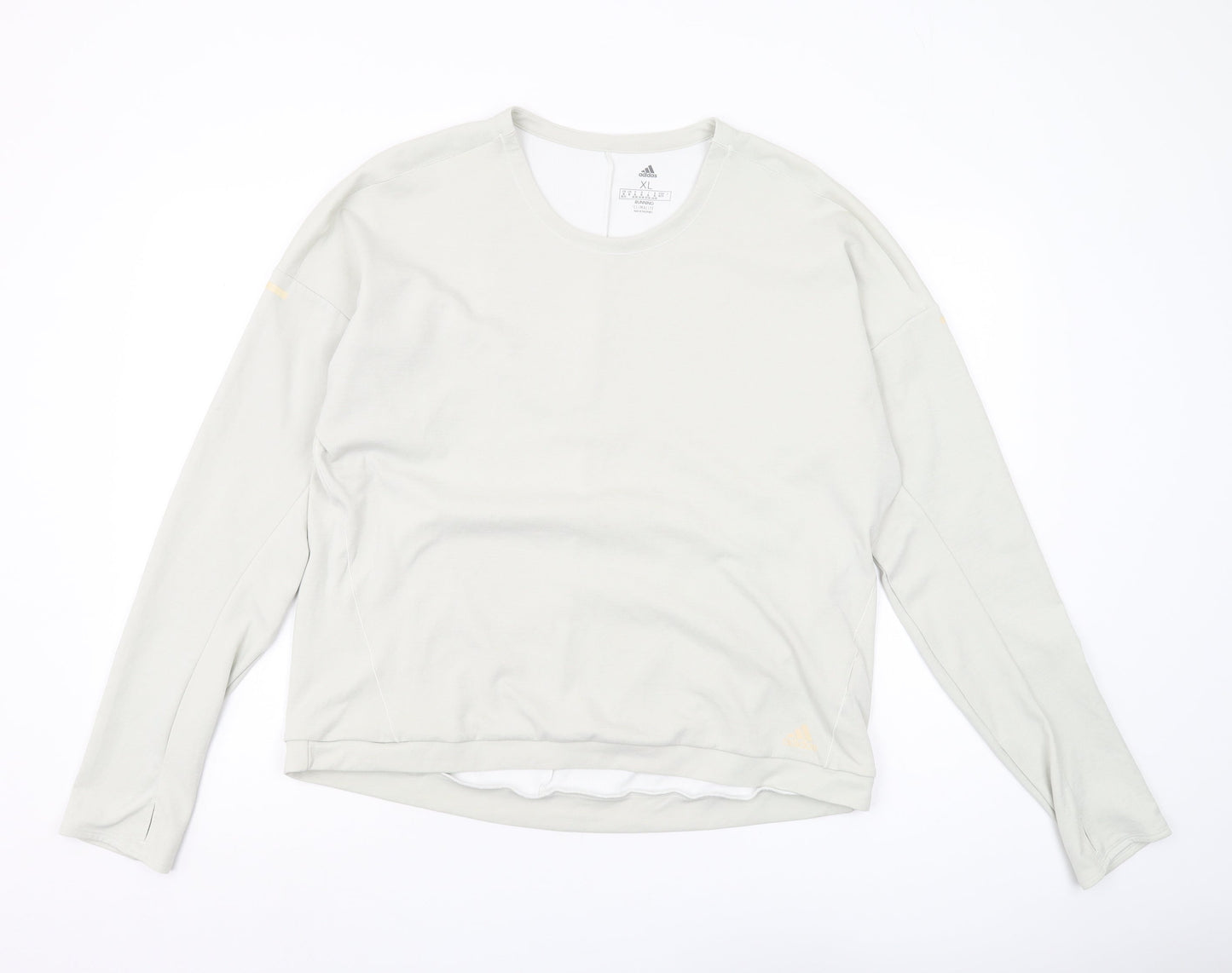 Adidas Men's White XL Pullover Sweatshirt