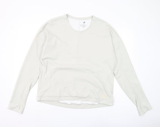 Adidas Men's White XL Pullover Sweatshirt