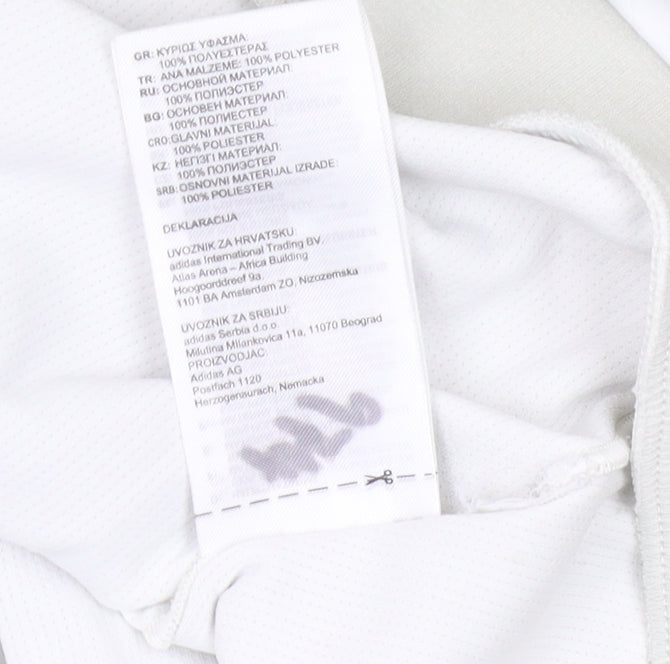 Adidas Men's White XL Pullover Sweatshirt