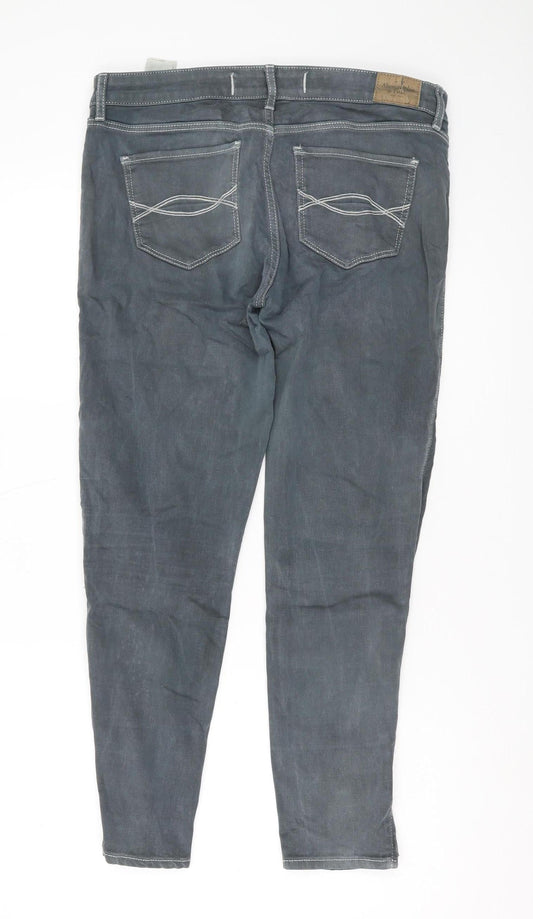 Abercrombie & Fitch Grey Skinny Jeans Women’s Size 10