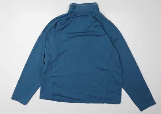 Craghoppers Men's Blue 1/4 Zip Sweatshirt Size L