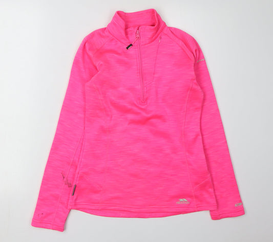 Trespass Women's Pink Henley Sweatshirt XS