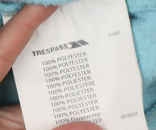 Trespass Blue Unisex Puffer Jacket Size L Winter Coat