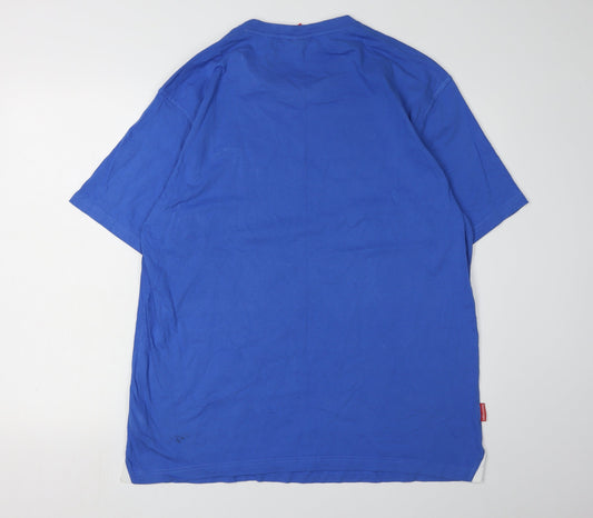 Slazenger Men's Blue XL Crew Neck T-Shirt