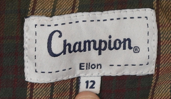 Champion Women's Brown Military Jacket Size 12