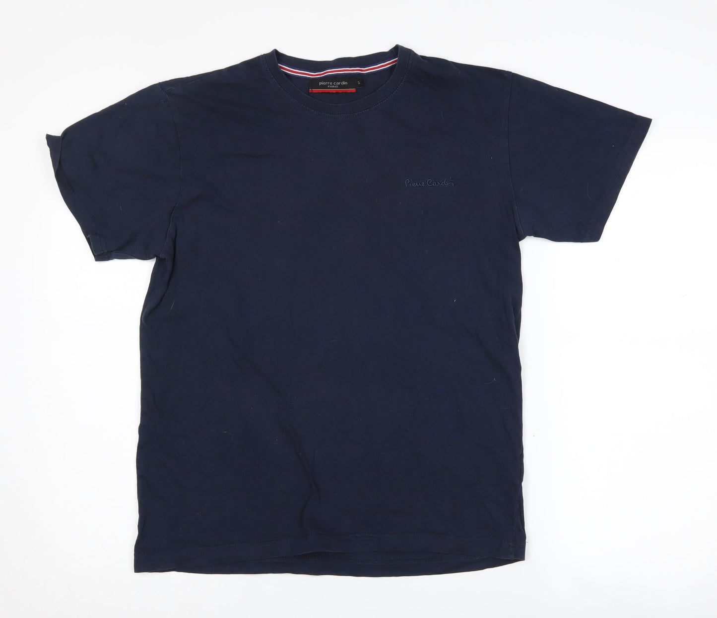 Pierre Cardin Men's Blue Crew Neck T-Shirt S
