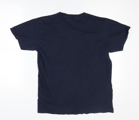 Pierre Cardin Men's Blue Crew Neck T-Shirt S