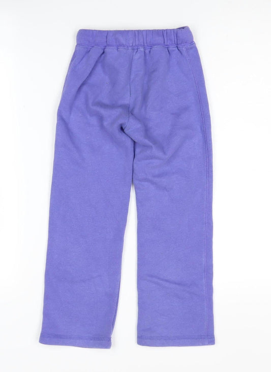 GAP Girls Purple Sweatpants XS Cotton Elastic Waist Casual