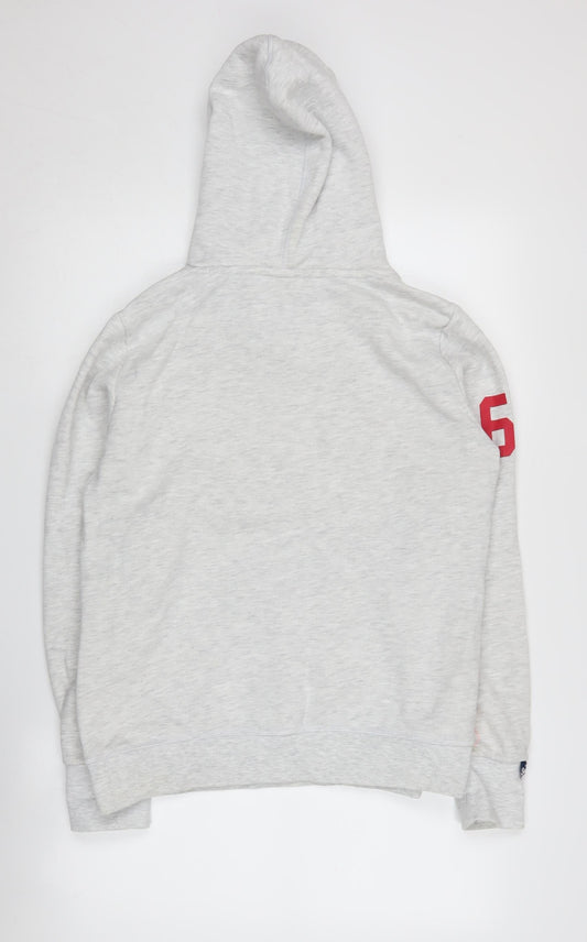 SuperDry Women's Grey Pullover Hoodie Size 14