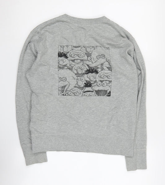 Uniqlo Women’s Grey XS Crew Neck Pullover Sweatshirt