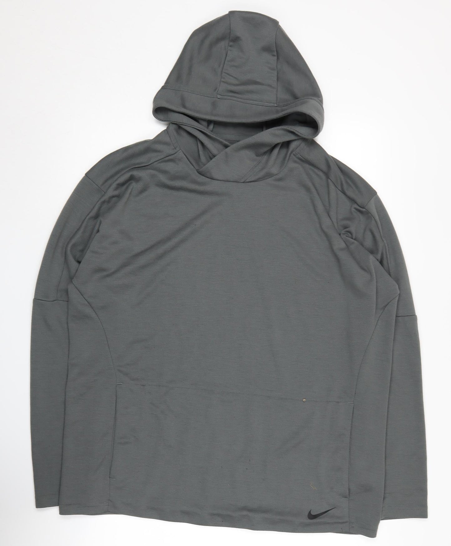 Nike Men's Grey Pullover Hoodie L Classic Fit