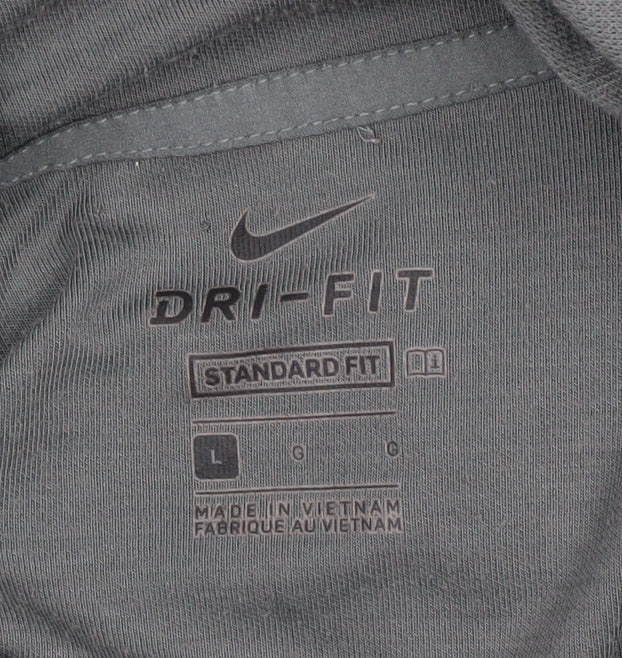 Nike Men's Grey Pullover Hoodie L Classic Fit