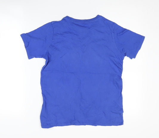 Nike Boys Blue Graphic Print T-Shirt, Size L