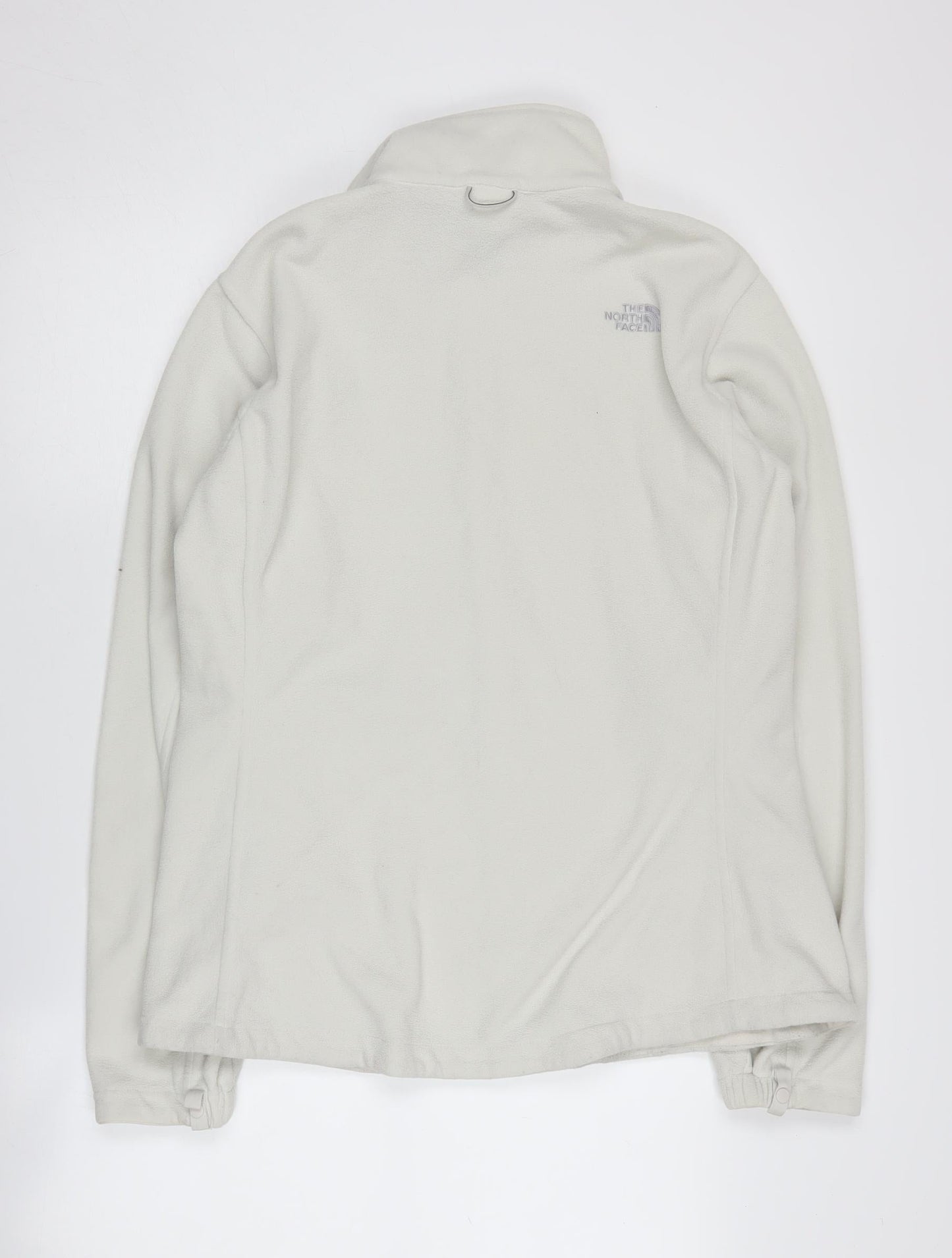 The North Face Women's White Fleece Jacket XL - Comfy Outdoor