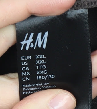 H&M Women's XL Brown Leggings Polyester Blend