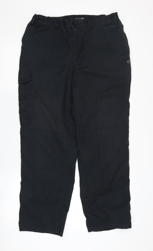 Craghoppers Men's Black Cargo Trousers - Size S, Hiking
