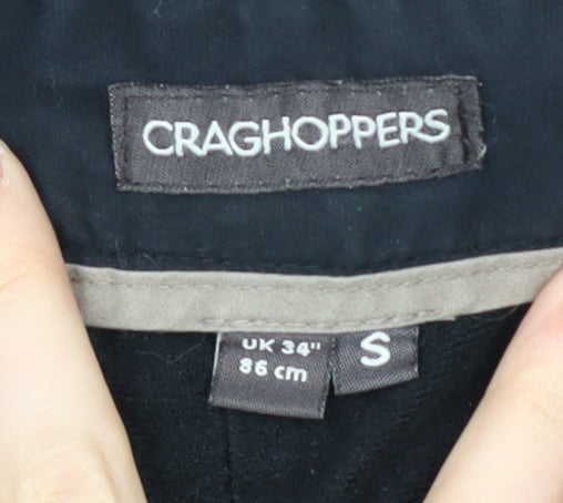 Craghoppers Men's Black Cargo Trousers - Size S, Hiking